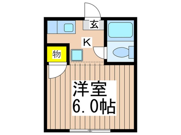 コーポ二葉５号の物件間取画像